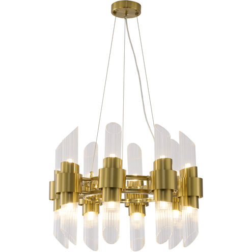 Canada 16 Light 24 inch Satin Brass Chandelier Ceiling Light