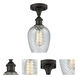 Ballston Salina 1 Light 5 inch Oil Rubbed Bronze Semi-Flush Mount Ceiling Light, Ballston