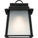 Noward 1 Light 8.75 inch Black Outdoor Wall Sconce, Small