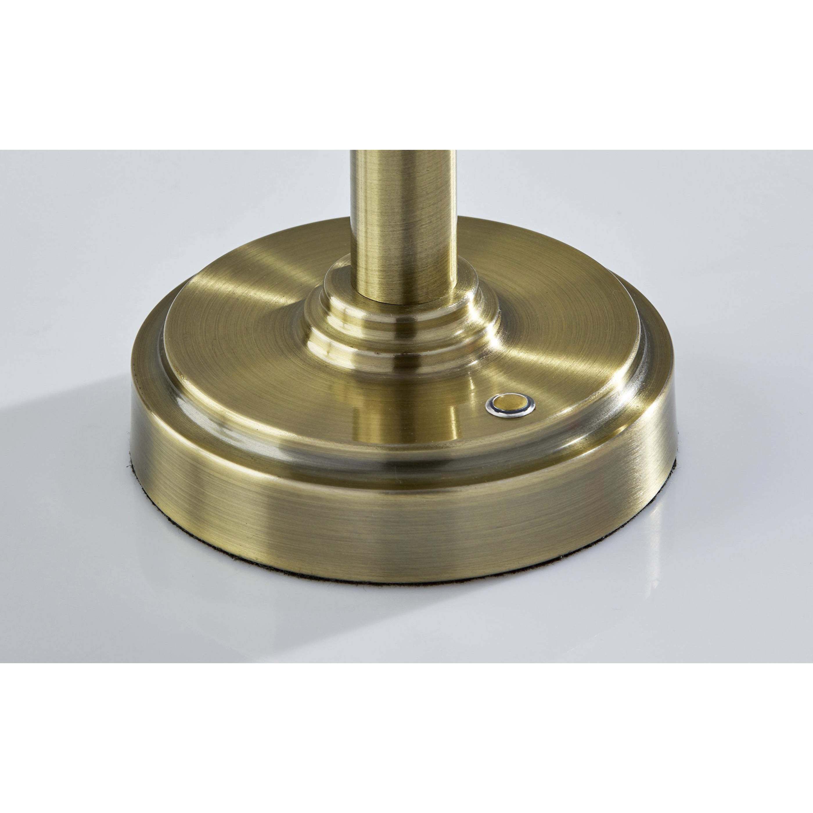 Ollie 12.5 inch 2.00 watt Antique Brass Cordless Table Lamp Portable Light