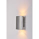 Lightray LED LED 7 inch Brushed Aluminum Outdoor Wall Sconce