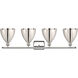 Ballston Dome LED 37.5 inch Polished Nickel Bath Vanity Light Wall Light