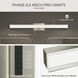 Phase 6.3 LED 36 inch Brushed Nickel Linear Vanity Light Wall Light