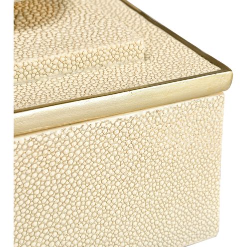 Brenner 5.25 X 5.25 inch Off White with Brown Box