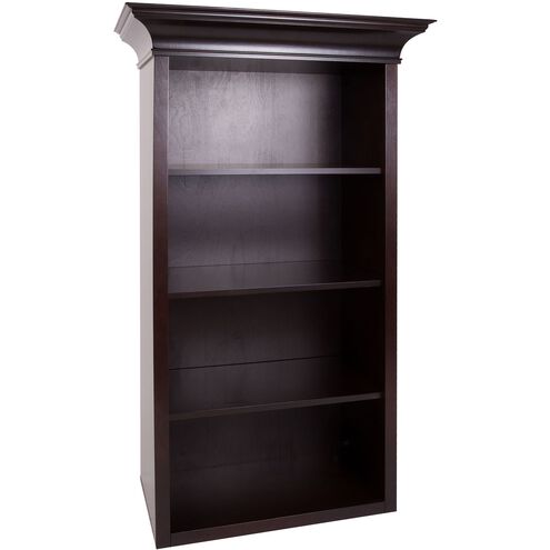 Exeter Dark Brown Bookcase
