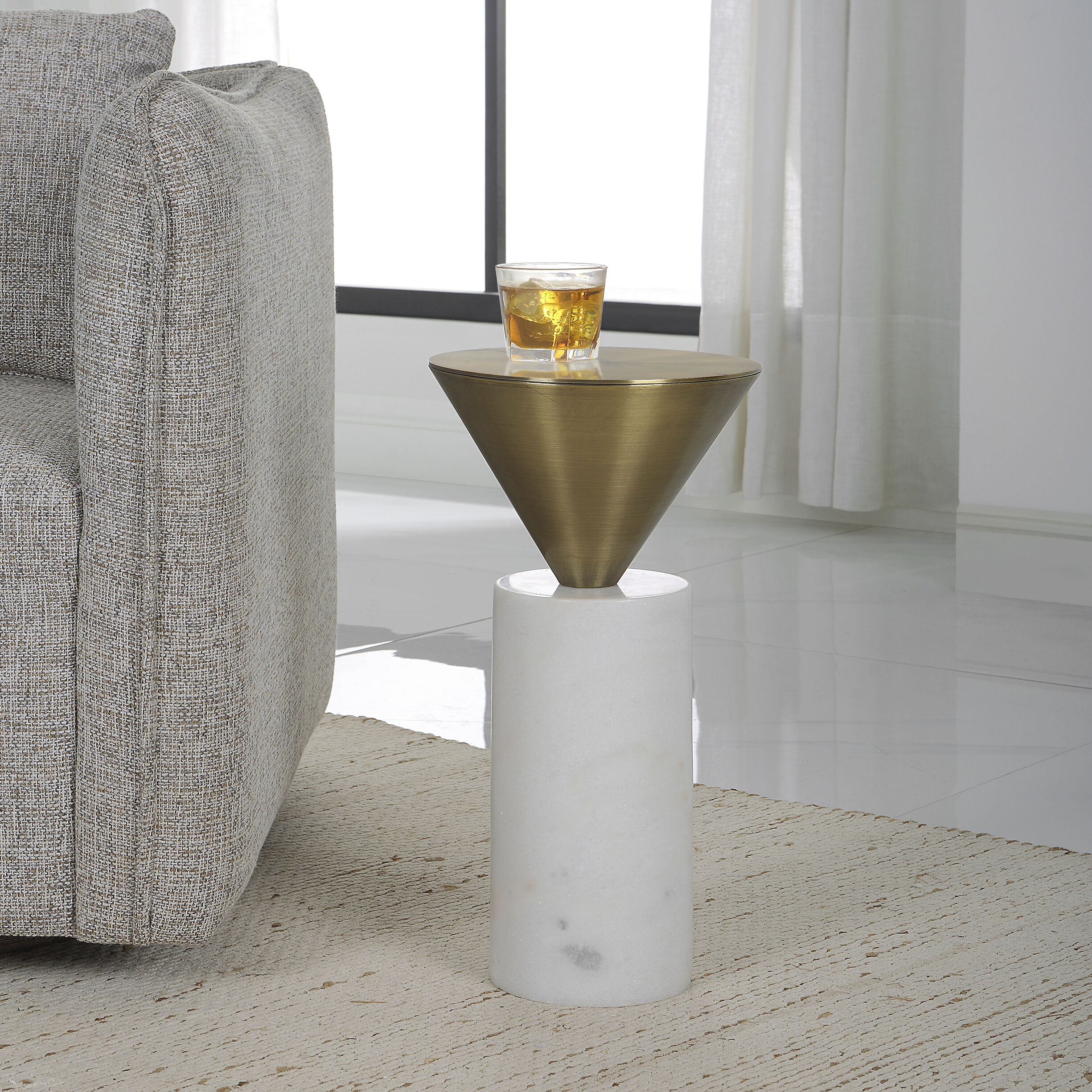 Small chair side drink table sale