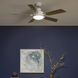 Guardian 54 inch White with Silver Blades Ceiling Fan