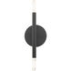 Copenhagen 2 Light 16 inch Black ADA ADA Sconce Wall Light 