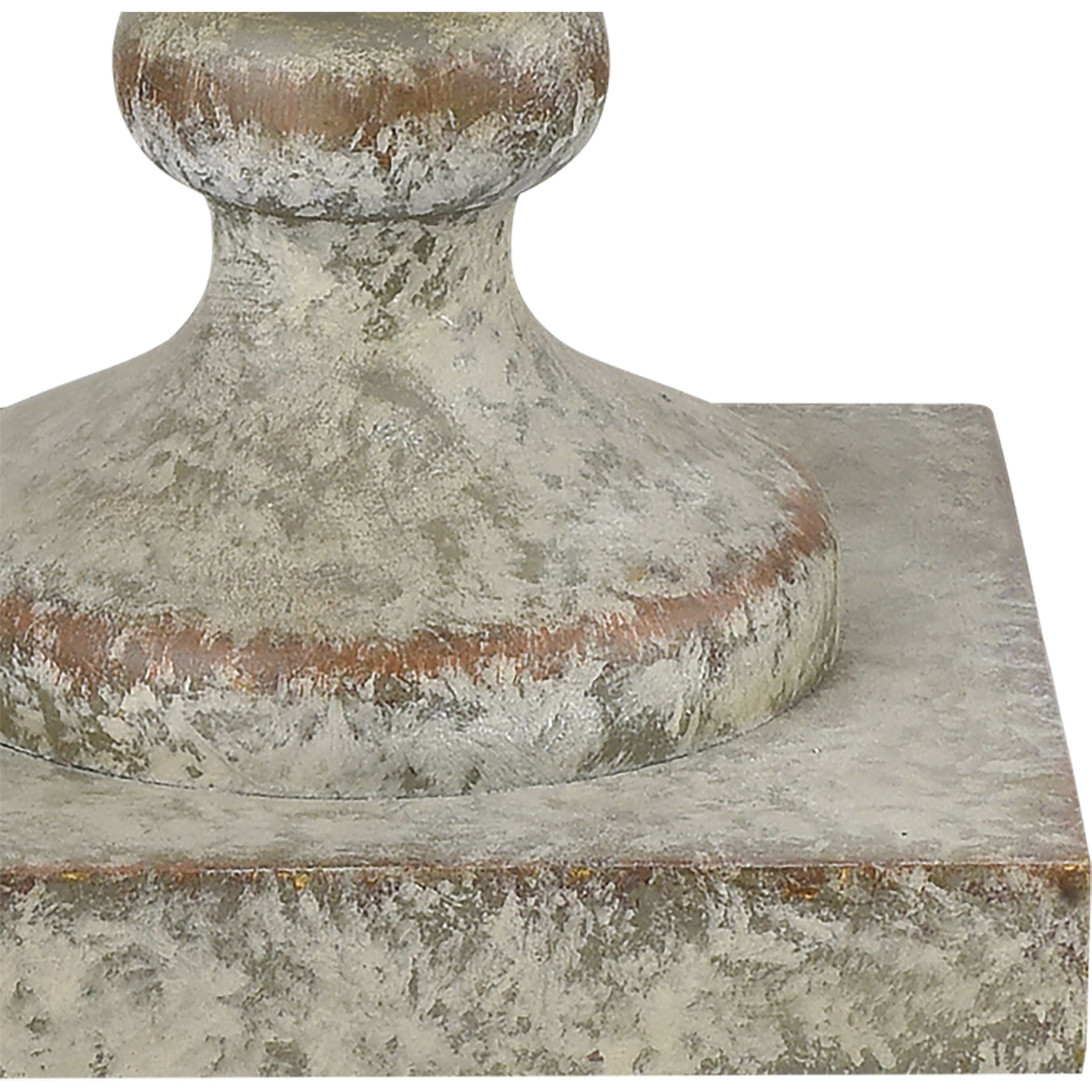 Regus 51 inch 100 watt Antique Gray Outdoor Floor Lamp