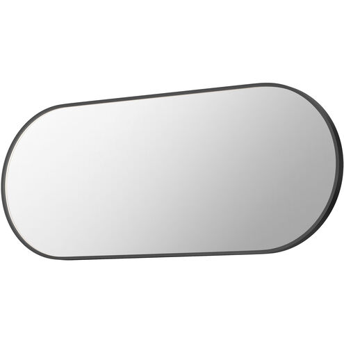 Elisse 68 X 28 inch Black LED Mirror