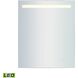 Modence 36 X 30 inch Mirror with Brushed Aluminum Wall Mirror, Bluetooth Speakers