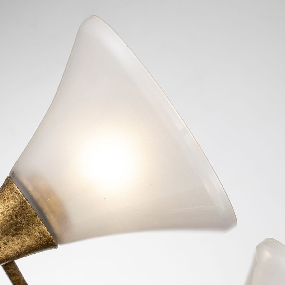 Lemoine 3 Light 24.5 inch Gold Leaf Bath Bar Wall Light