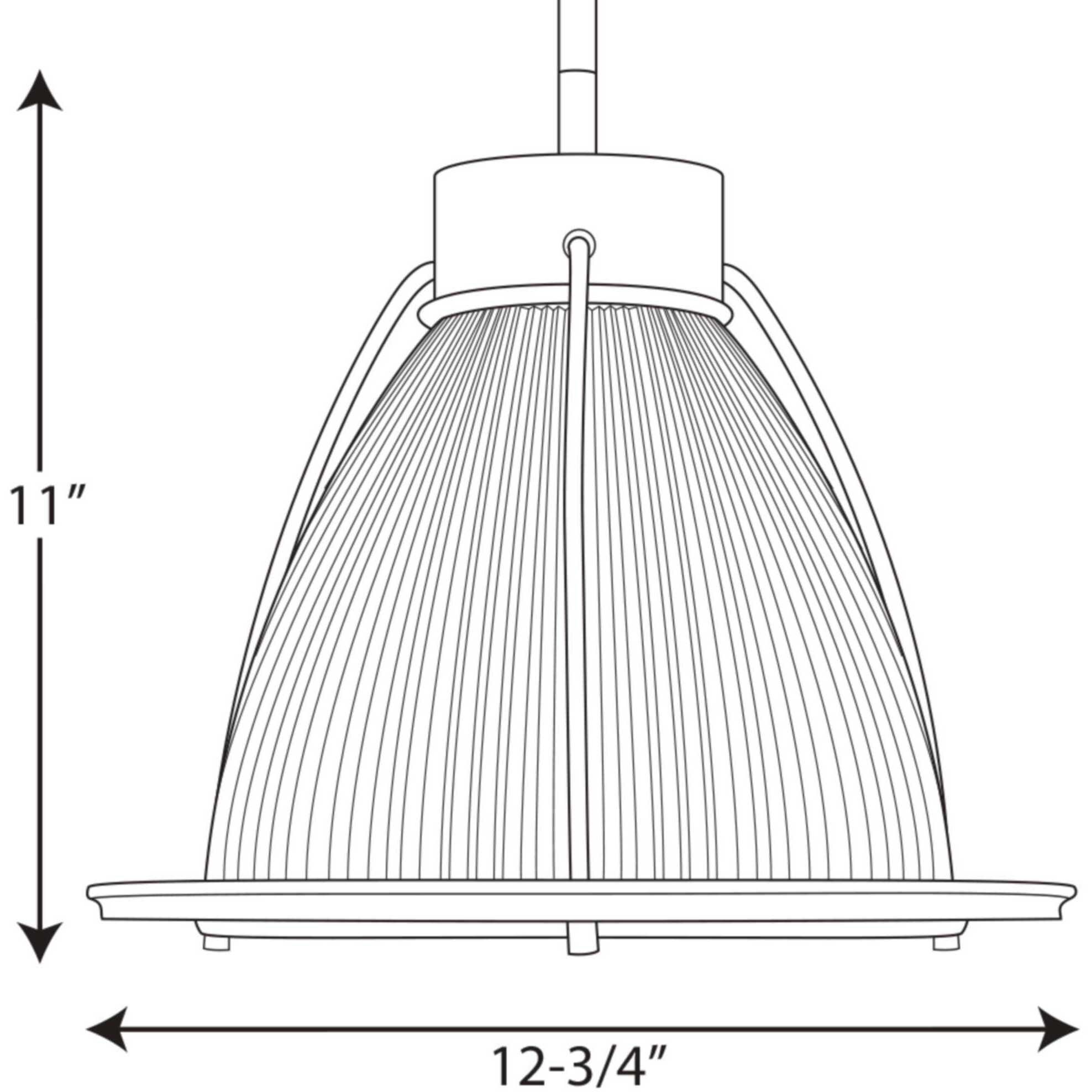Prismatic Glass 1 Light 12.75 inch Brushed Nickel Pendant Ceiling Light
