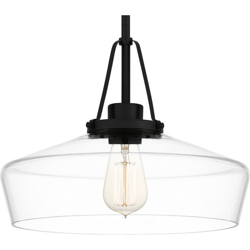 Haven 1 Light 14 inch Matte Black Pendant Ceiling Light