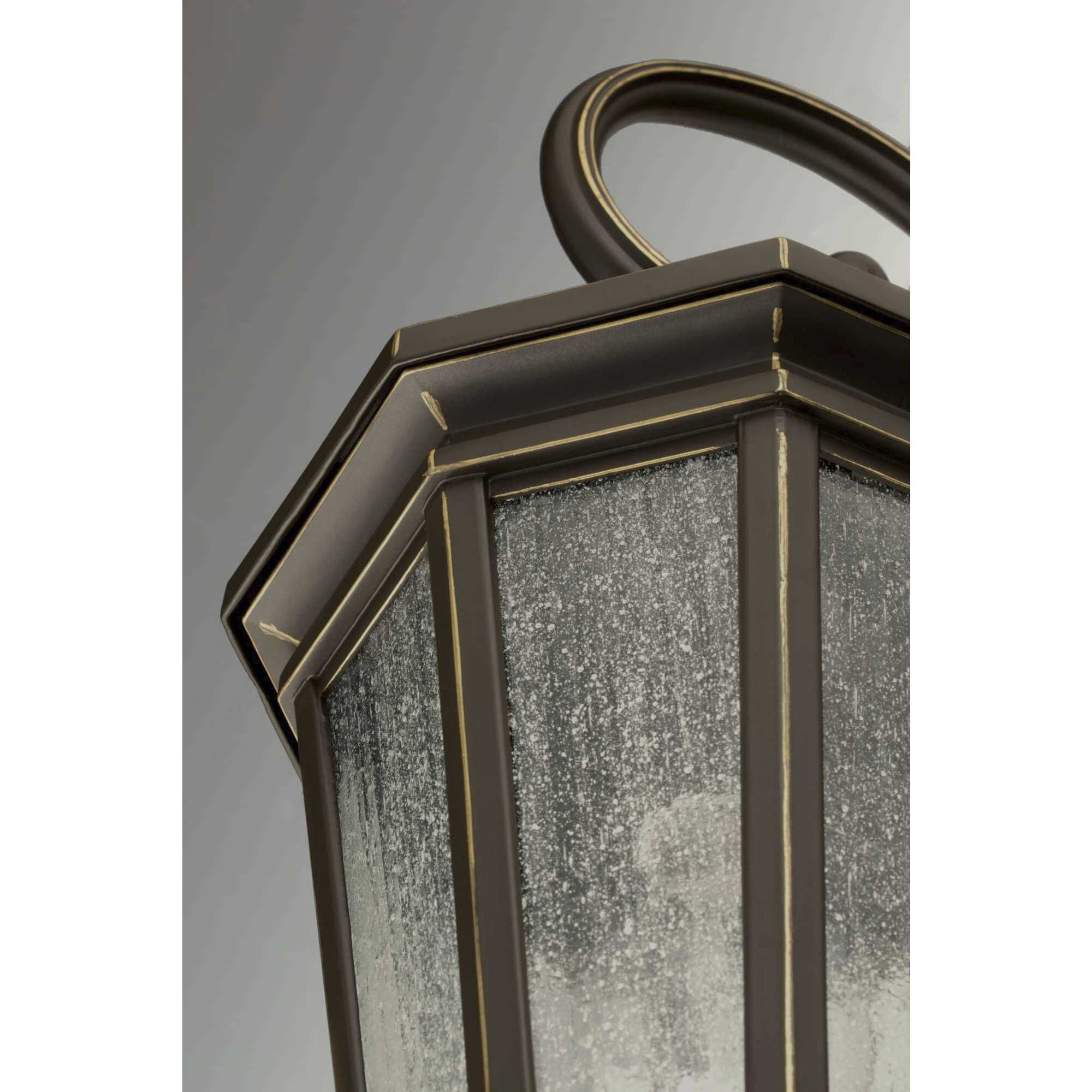 Verdae 3 Light 22 inch Antique Bronze Outdoor Wall Lantern, Large, Design Series