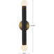 Calla 5.13 inch Brushed Gold Bath Vanity Light Wall Light in Matte Opal Glass