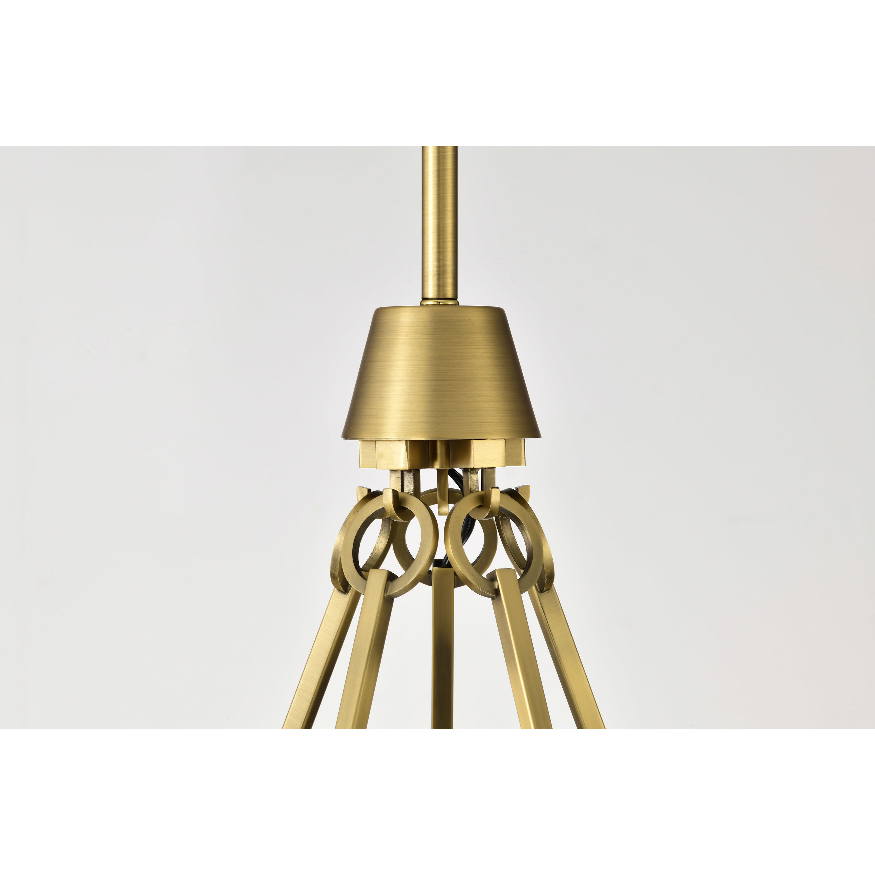 Valentine 30 inch Vintage Brass Chandelier Ceiling Light