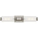Hawes 2 Light 23.5 inch Brushed Nickel Bath Light Wall Light, Medium