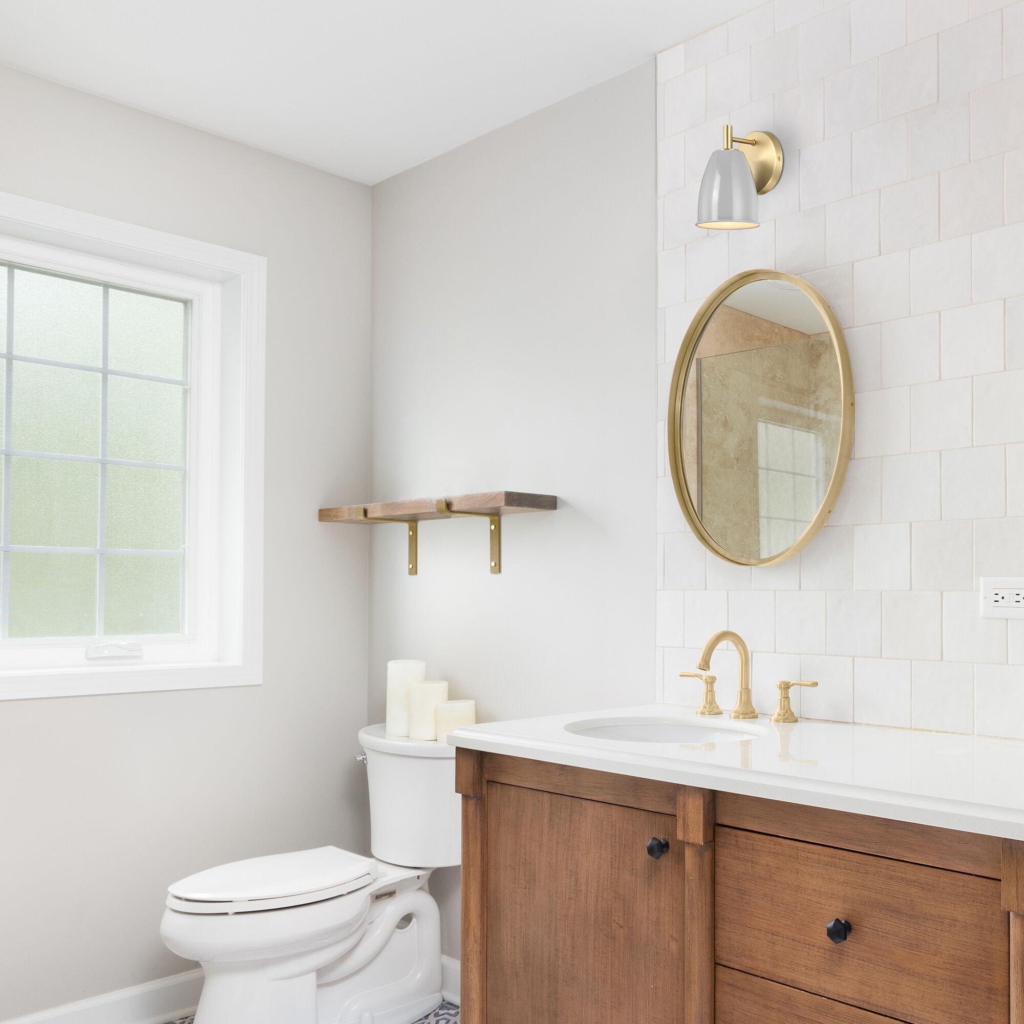 Wall light toilet online