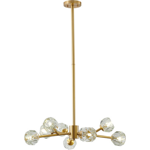 Canada 9 Light 32 inch Brass Chandelier Ceiling Light