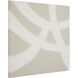Abreo White/Beige Canvas Art