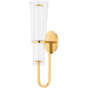 Vancouver LED 5.5 inch Aged Brass Wall Sconce Wall Light