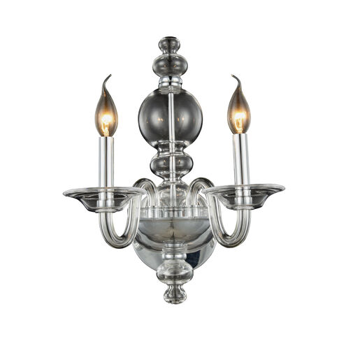 Champlain 2 Light 10 inch Chrome Wall Sconce Wall Light