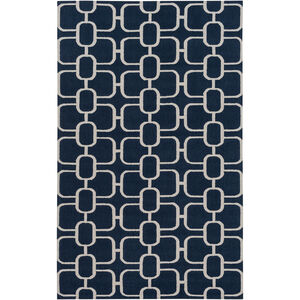Lockhart 72 X 48 inch Blue and Neutral Area Rug, Wool