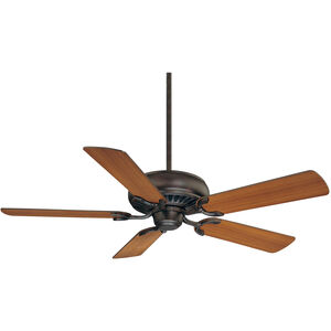 Custer 52 inch English Bronze with Walnut and Teak Blades Ceiling Fan