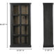 Mona Black Tall Cabinet