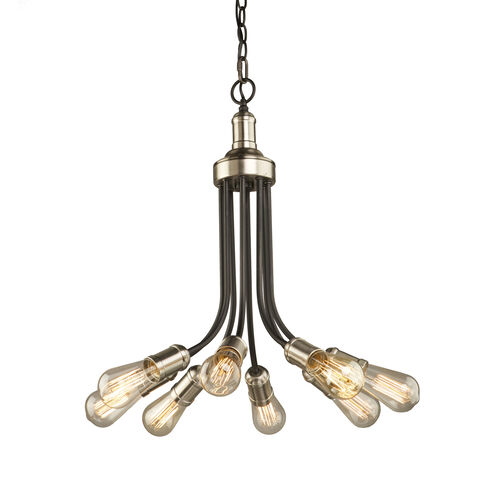 Barclay Street 8 Light 14 inch Brushed Nickel Chandelier Ceiling Light