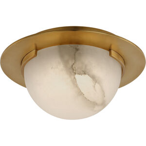 Kelly Wearstler Melange LED 6 inch Antique-Burnished Brass Solitaire Flush Mount Ceiling Light