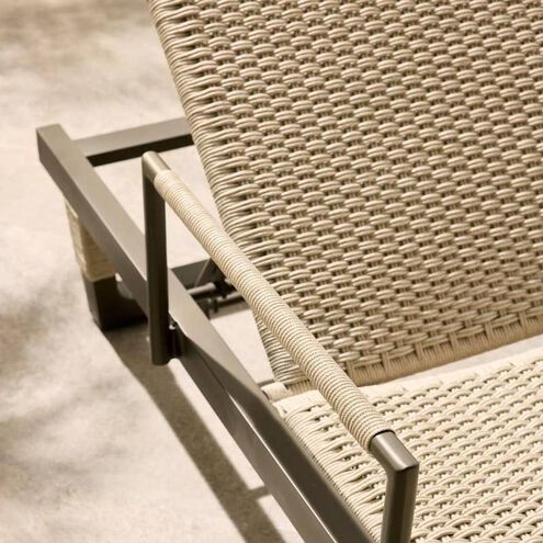 Daytona Buff and Blackened Bronze Outdoor Chaise