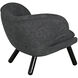 Valerie Charcoal Black Occasional Chair