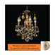 New Orleans 4 Light 12 inch Antique Silver Chandelier Ceiling Light in New Orleans Swarovski