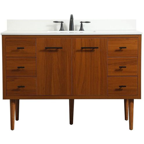 Cyrus 48 X 22 X 34 inch Teak Vanity Sink Set