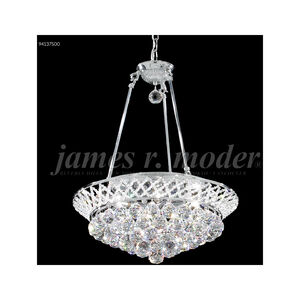 Jacqueline 4 Light 15 inch Silver Crystal Chandelier Ceiling Light