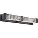 Beyond Guild LED 26 inch Black Bath Vanity & Wall Light, Beyond