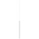 Nova LED 1.5 inch White Pendant Ceiling Light, Cylinder