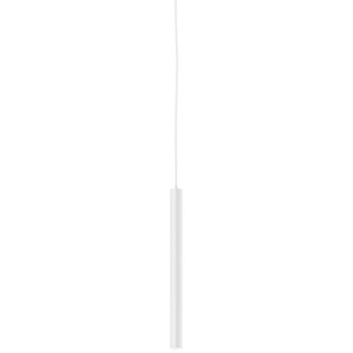 Nova LED 1.5 inch White Pendant Ceiling Light, Cylinder