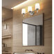 Henri 3 Light 24 inch Brushed Nickel Bathroom Vanity Wall Light