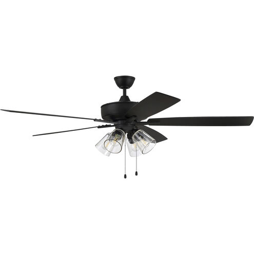 Super Pro 104 60 inch Flat Black with Flat Black/Greywood Blades Contractor Ceiling Fan