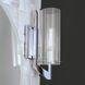 Faceted Sconce Wall Light in Brushed Nickel