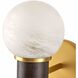 Cheyanne 2 Light 8 inch Opal Swirl Sconce Wall Light