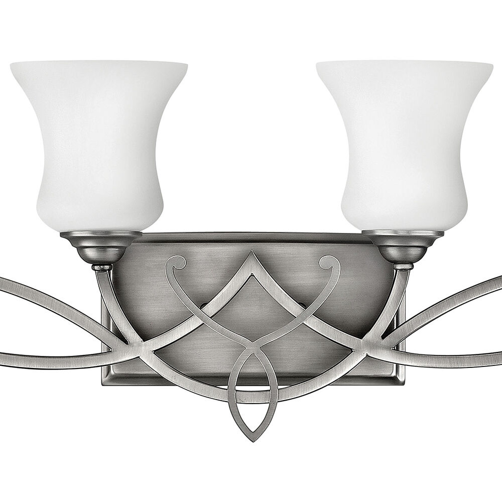 Brooke 4 Light 31.25 inch Antique Nickel Vanity Light Wall Light