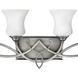 Brooke 4 Light 31.25 inch Antique Nickel Vanity Light Wall Light
