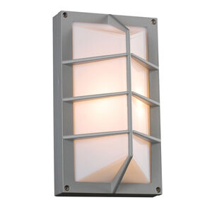 Expo 1 Light 11 inch Silver Outdoor Wall Light