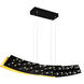 Gondola LED 40 inch Black Island/Pool Table Light Ceiling Light