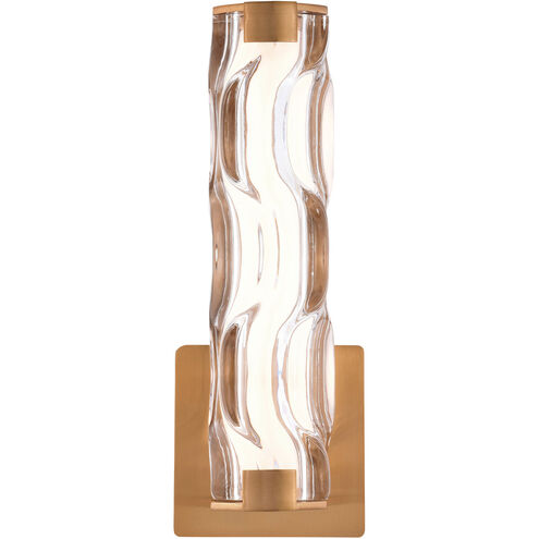 Marseille LED 4.75 inch Natural Brass Bathroom Light Wall Light