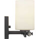 Lisbon 2 Light 18 inch Matte Black Bath Vanity Wall Light, Design Series